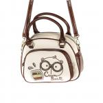 Luxusní, designová kabelka značky Cream Bear, dámská / dívčí, malá, kosmetická